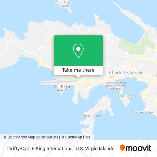 Thrifty-Cyril E King International map