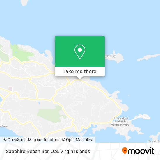 Sapphire Beach Bar map