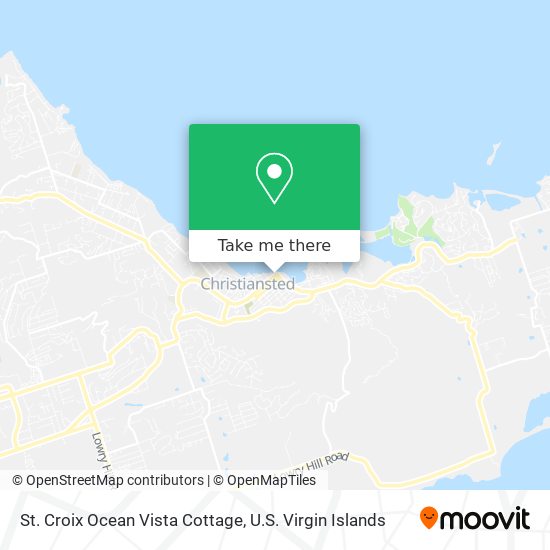 St. Croix Ocean Vista Cottage map