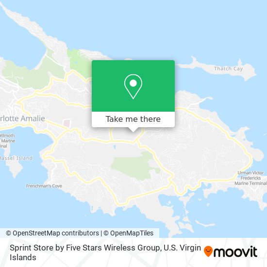 Sprint Store by Five Stars Wireless Group map