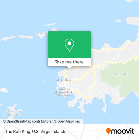The Roti King map