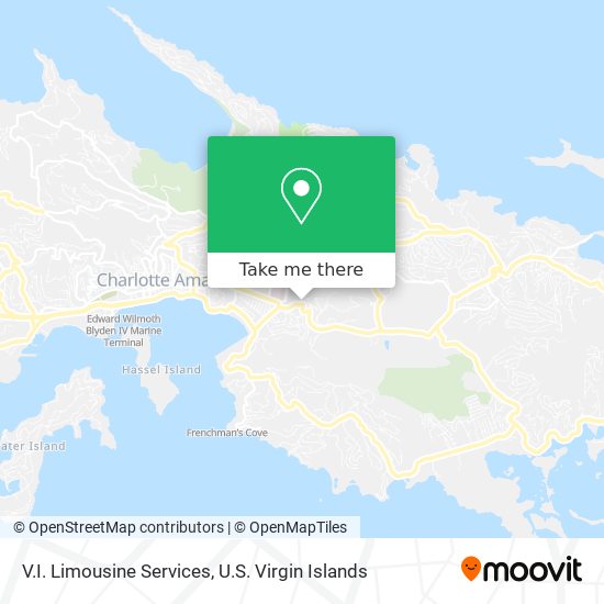 V.I. Limousine Services map