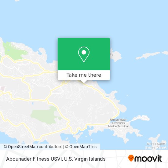 Abounader Fitness USVI map