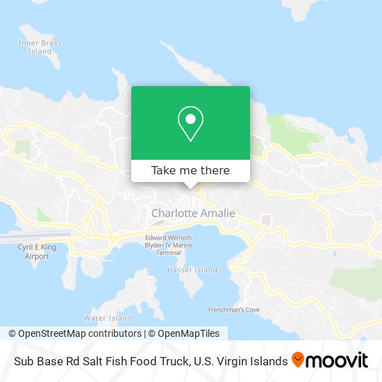 Mapa Sub Base Rd Salt Fish Food Truck
