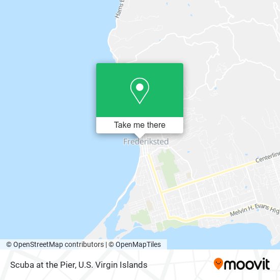 Scuba at the Pier map