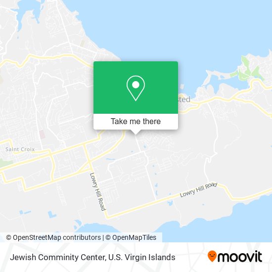 Jewish Comminity Center map