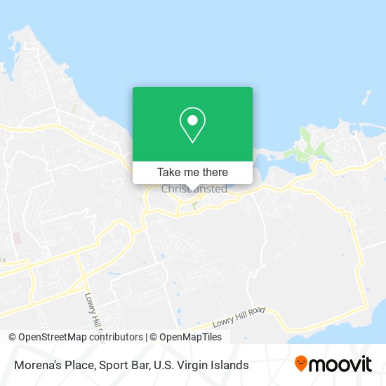 Morena's Place, Sport Bar map