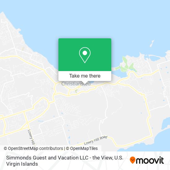 Simmonds Guest and Vacation LLC - the View map