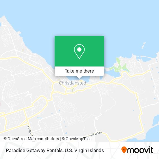 Paradise Getaway Rentals map
