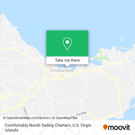 Mapa Comfortably Numb Sailing Charters