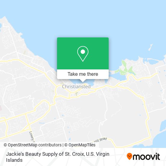 Jackie's Beauty Supply of St. Croix map