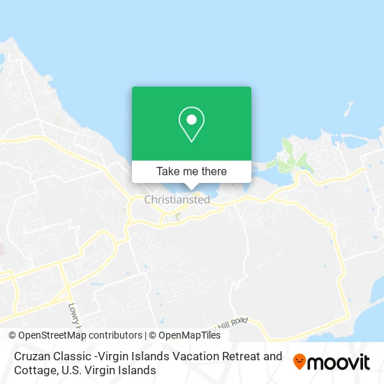 Cruzan Classic -Virgin Islands Vacation Retreat and Cottage map