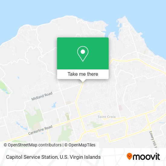 Capitol Service Station map