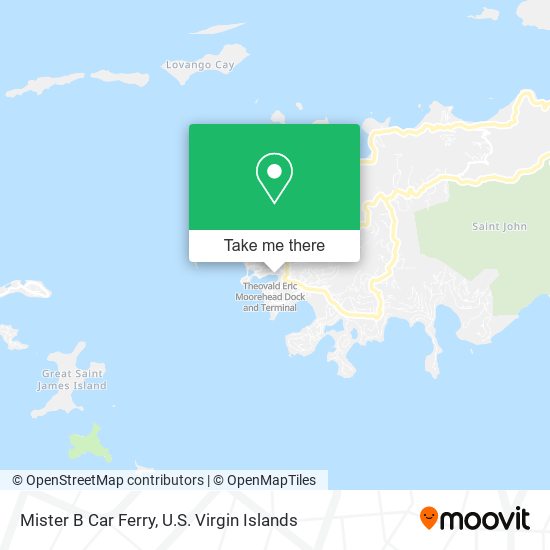 Mapa Mister B Car Ferry