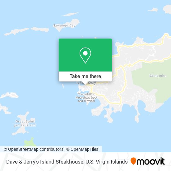 Mapa Dave & Jerry's Island Steakhouse