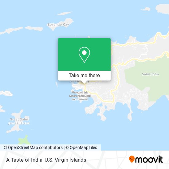 A Taste of India map