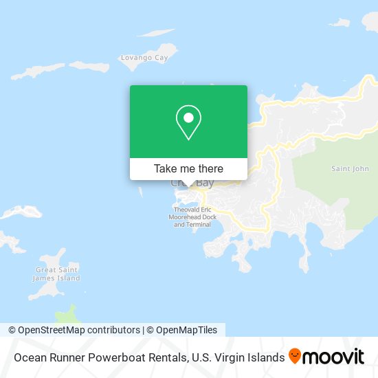 Ocean Runner Powerboat Rentals map