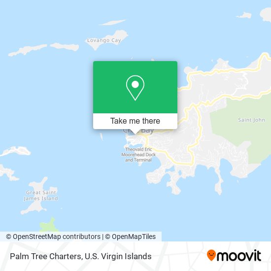 Palm Tree Charters map