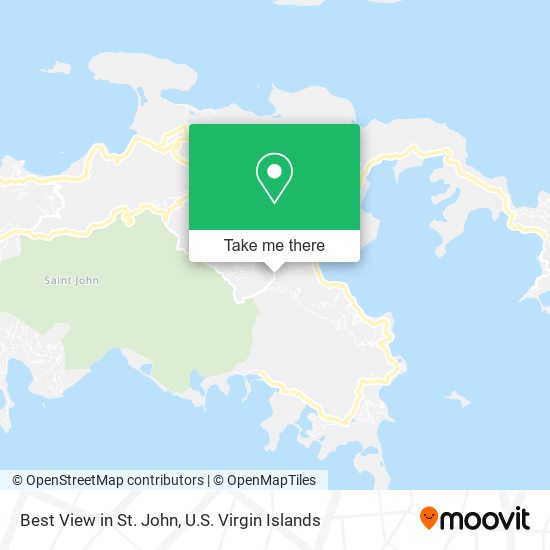 Mapa Best View in St. John