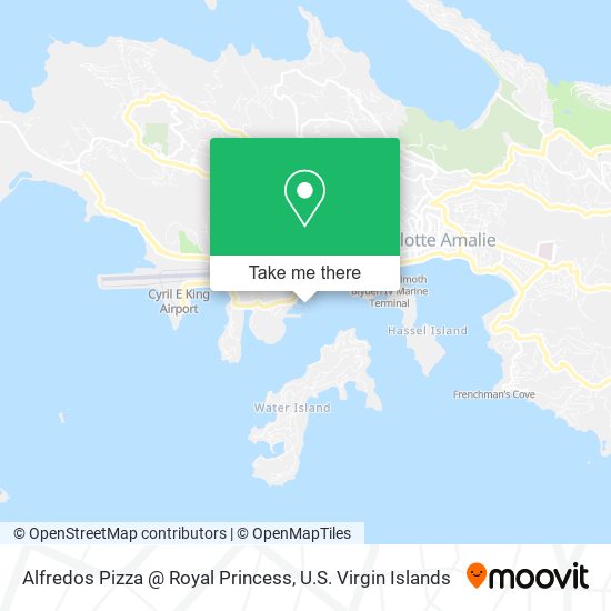 Alfredos Pizza @ Royal Princess map
