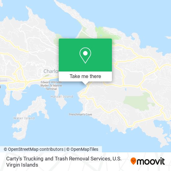 Carty's Trucking and Trash Removal Services map