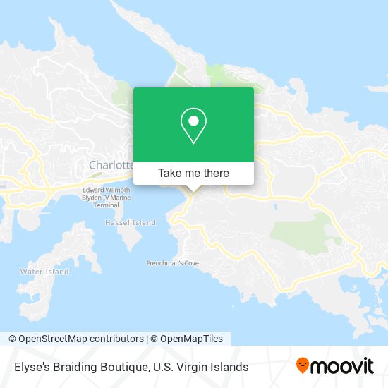 Mapa Elyse's Braiding Boutique