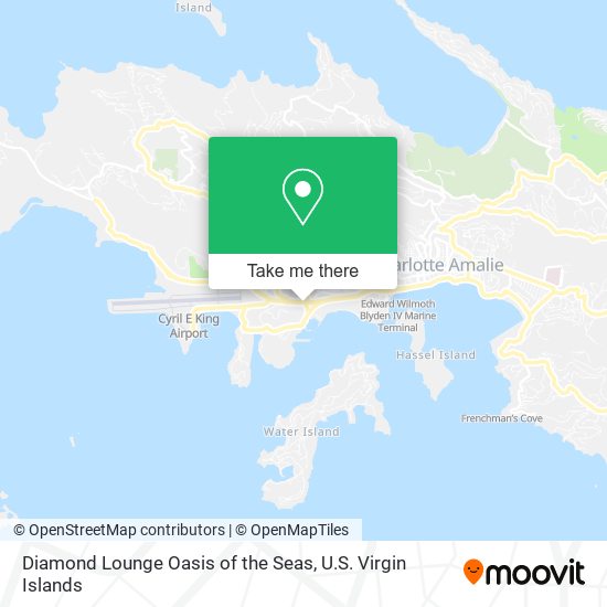 Diamond Lounge Oasis of the Seas map