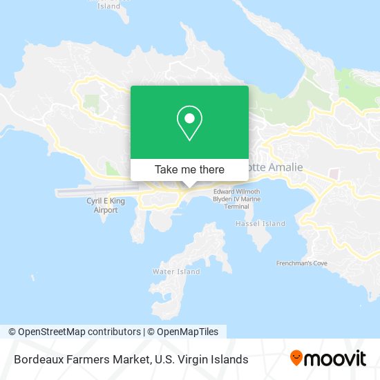 Mapa Bordeaux Farmers Market