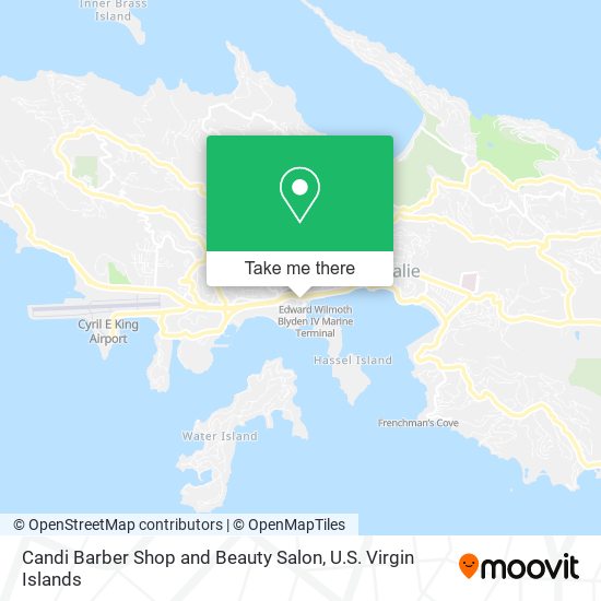 Mapa Candi Barber Shop and Beauty Salon