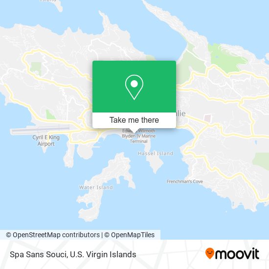 Spa Sans Souci map