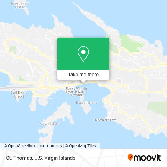 Mapa St. Thomas