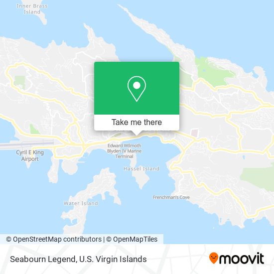 Seabourn Legend map