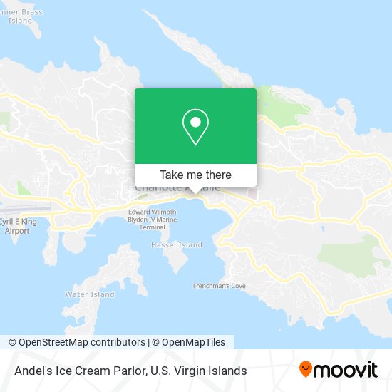 Mapa Andel's Ice Cream Parlor