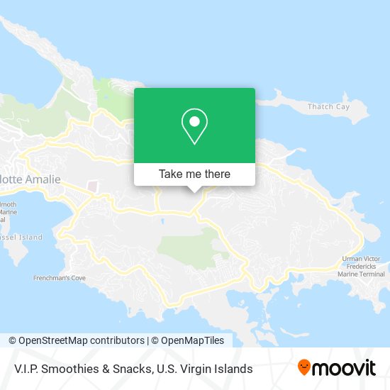 V.I.P. Smoothies & Snacks map
