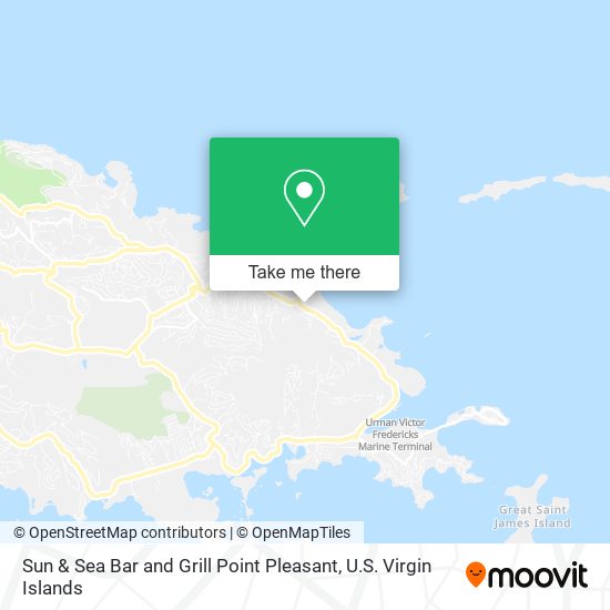 Mapa Sun & Sea Bar and Grill Point Pleasant