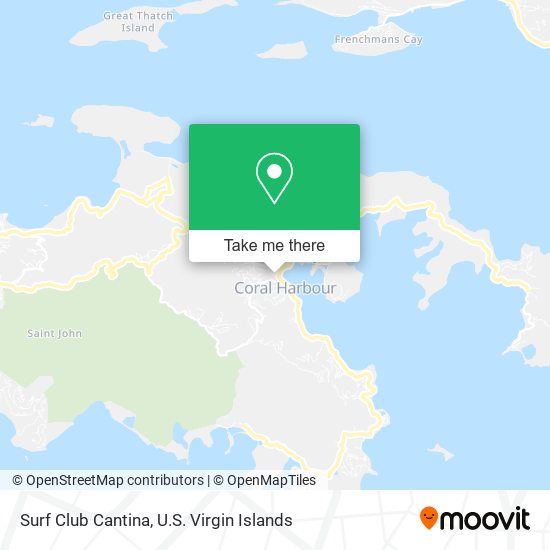 Mapa Surf Club Cantina