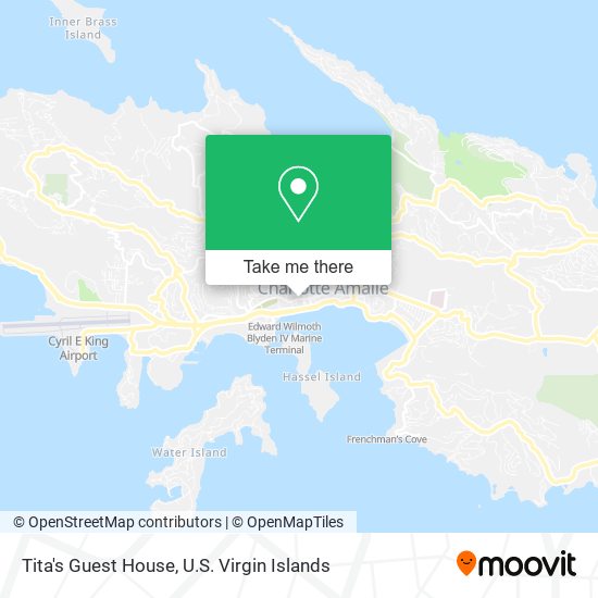 Mapa Tita's Guest House