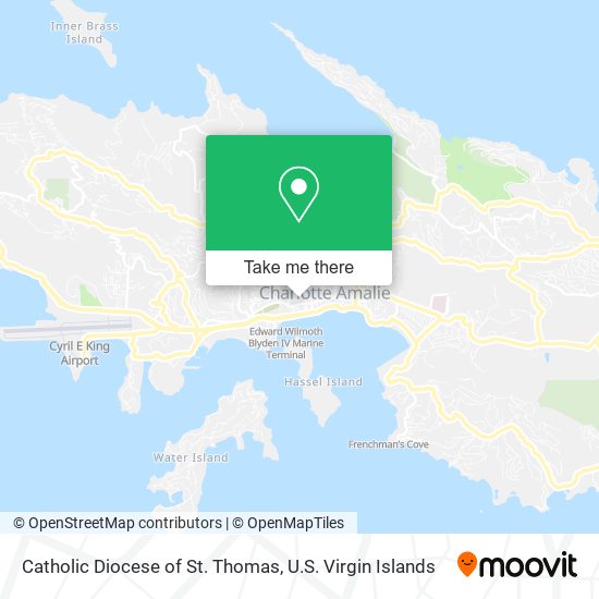 Mapa Catholic Diocese of St. Thomas