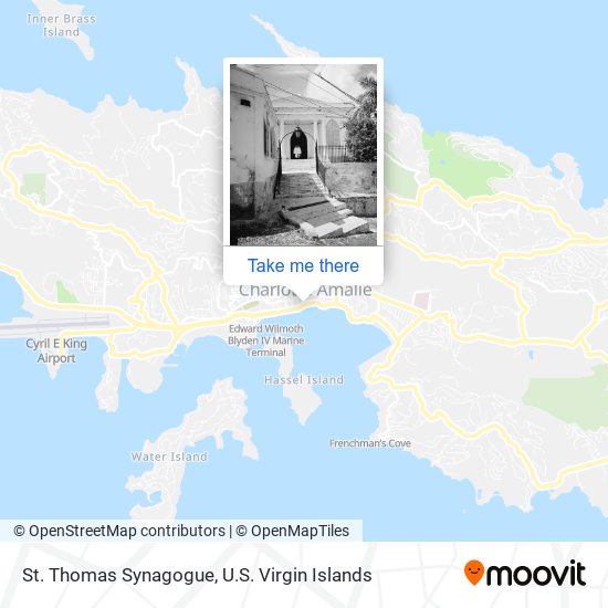 St. Thomas Synagogue map