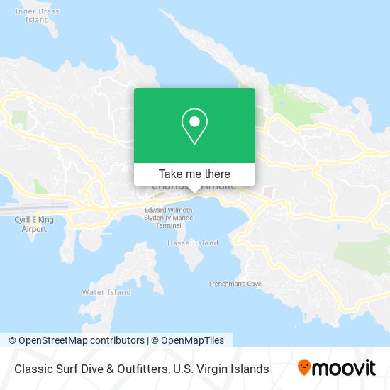 Classic Surf Dive & Outfitters map