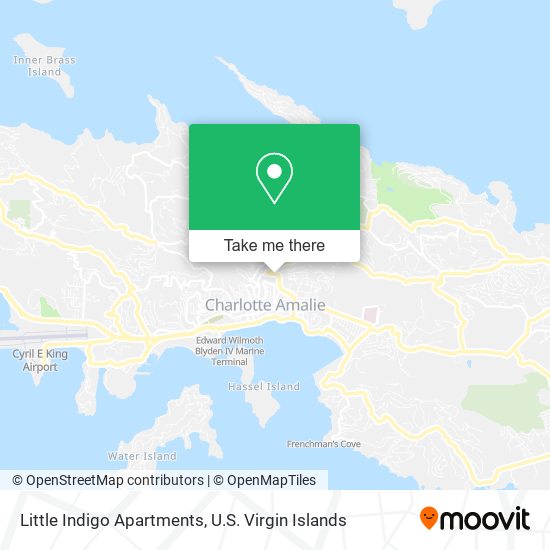 Mapa Little Indigo Apartments