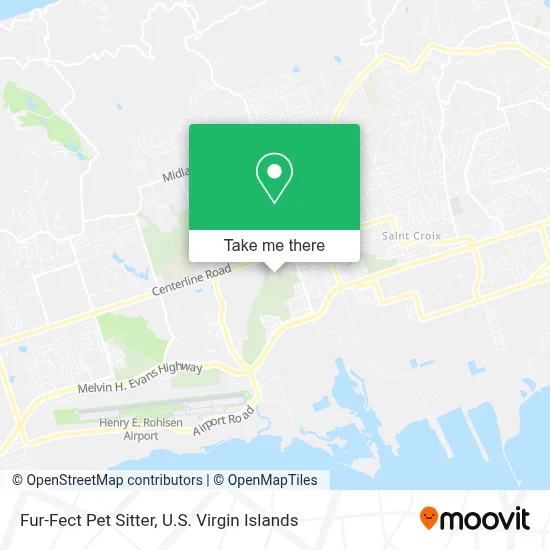 Fur-Fect Pet Sitter map