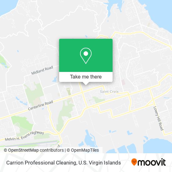 Mapa Carrion Professional Cleaning