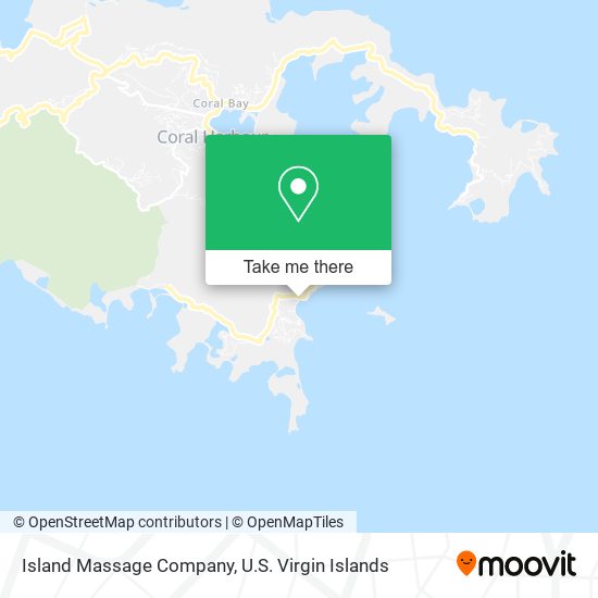 Island Massage Company map