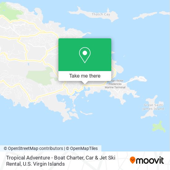 Tropical Adventure - Boat Charter, Car & Jet Ski Rental map
