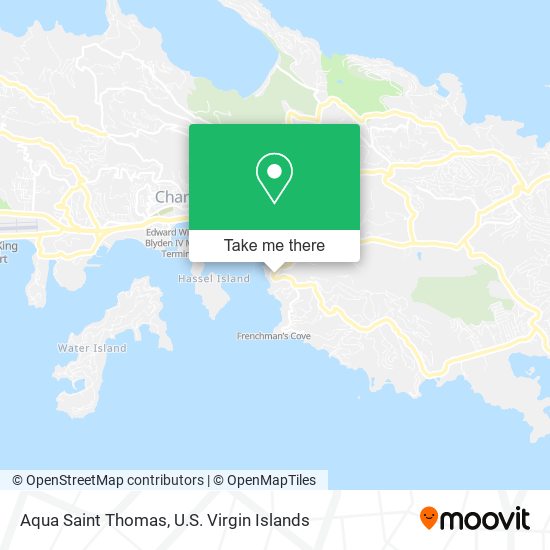 Aqua Saint Thomas map