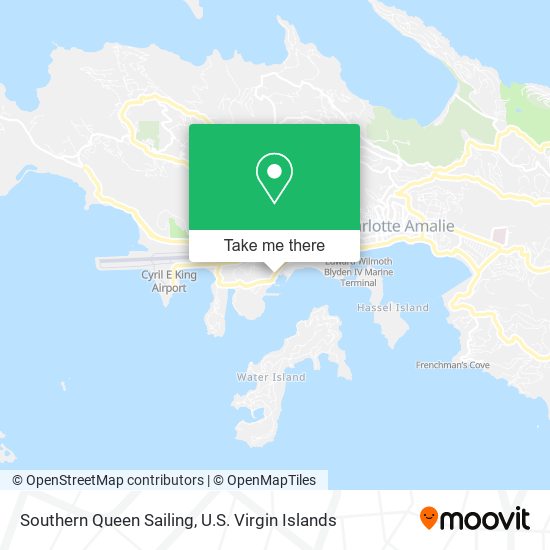 Mapa Southern Queen Sailing