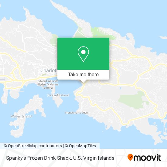 Spanky's Frozen Drink Shack map