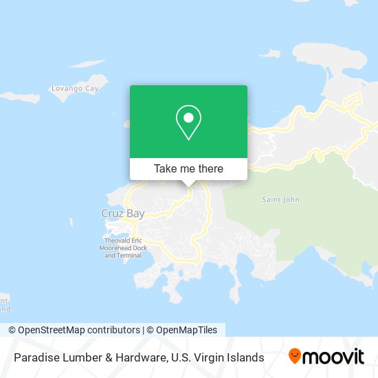 Paradise Lumber & Hardware map