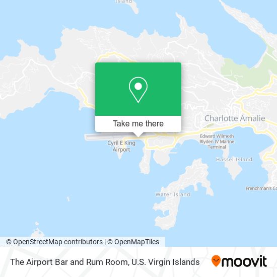 The Airport Bar and Rum Room map